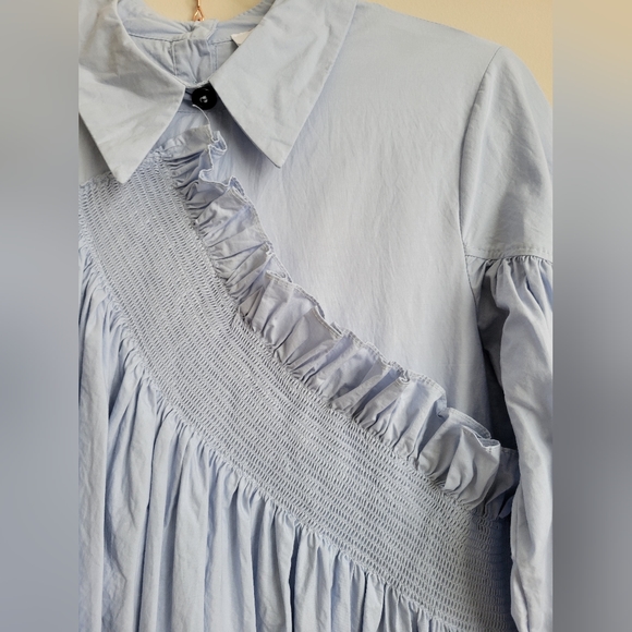 Madonna & Co. Ruffle , asymmetrical shirt size medium - Picture 7 of 8